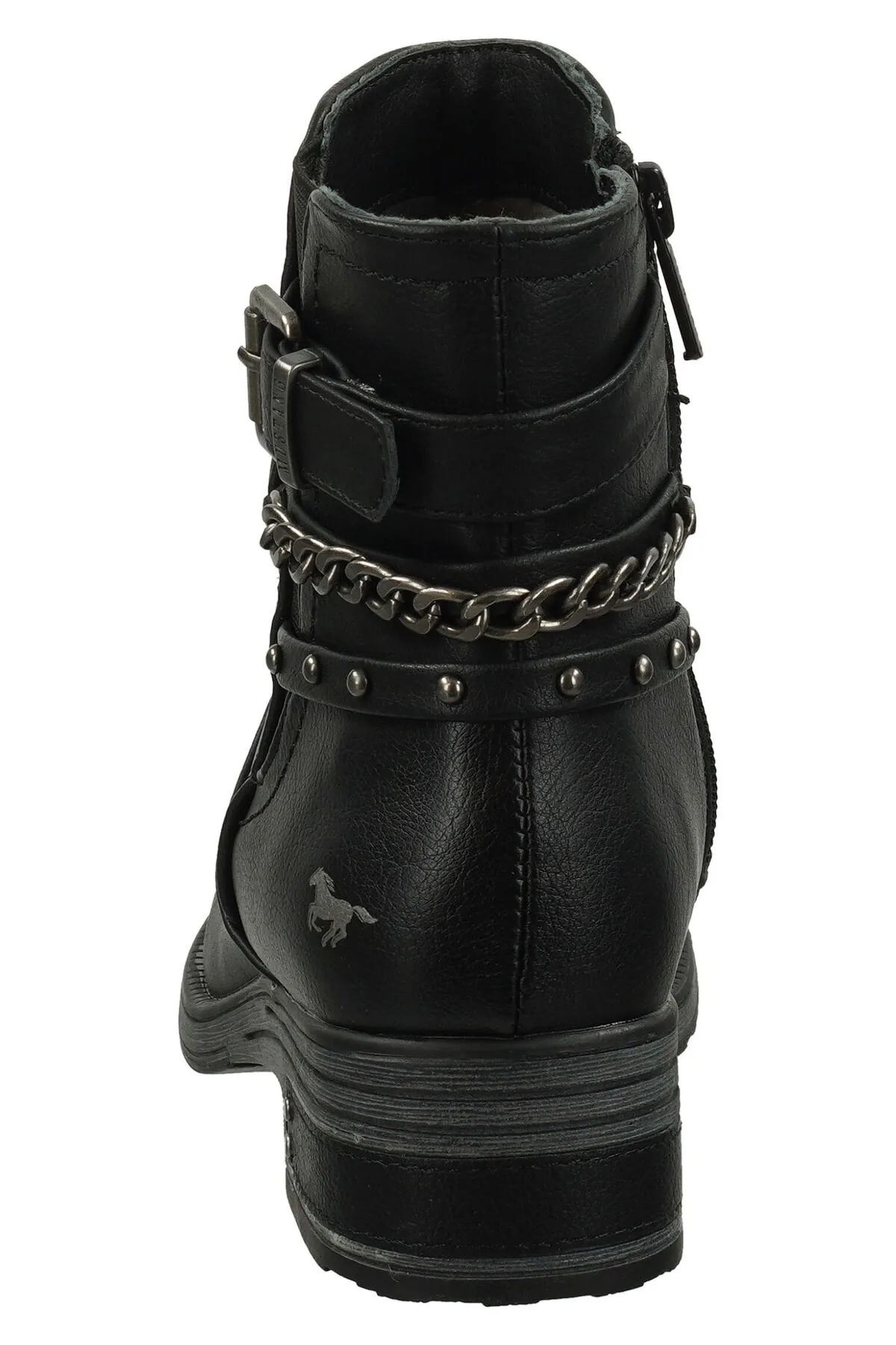 Mustang  Stiefelette - Schwarz - Blockabsatz