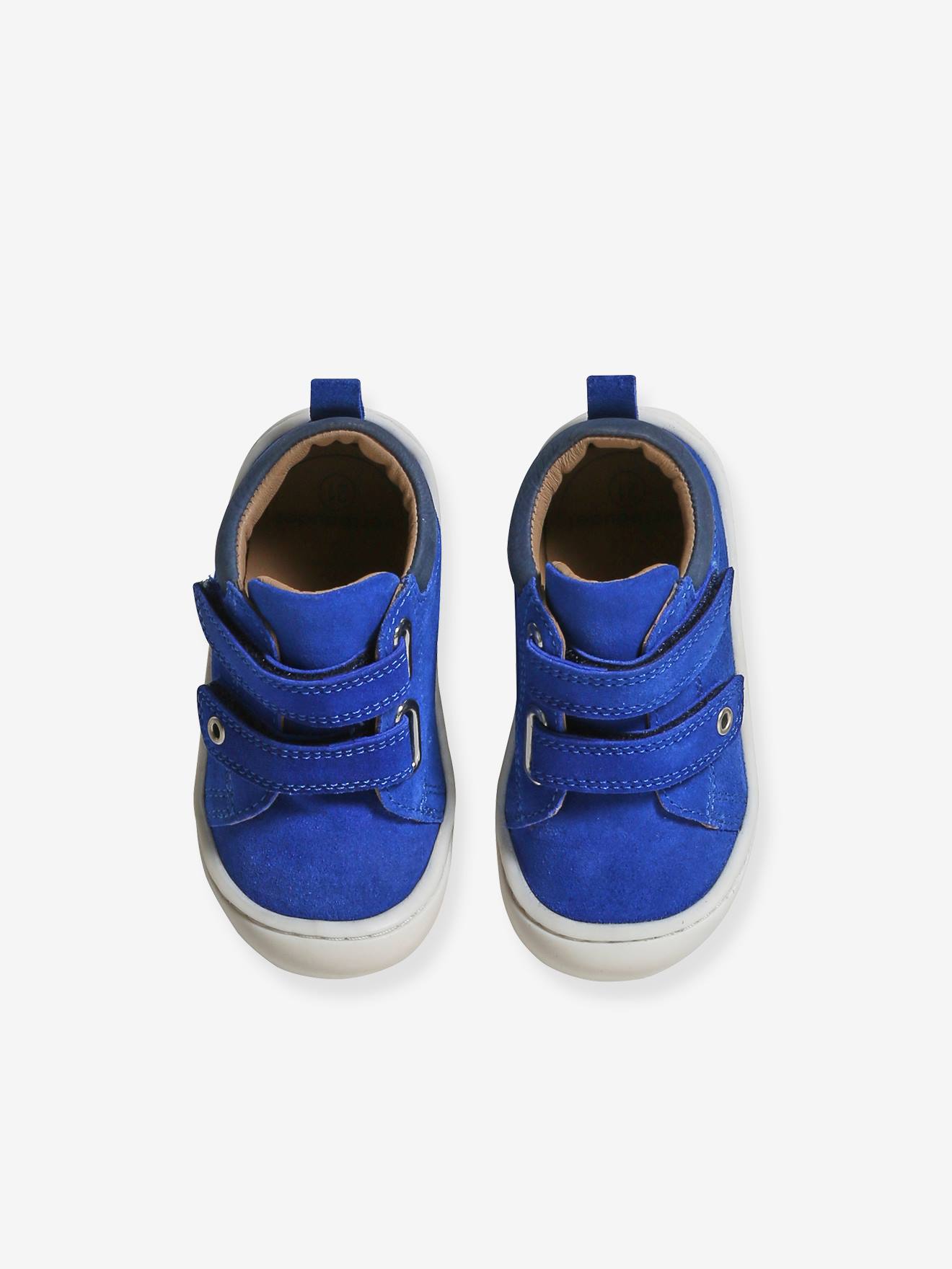 Vertbaudet Baby Lauflern-Boots mit Klett - blau