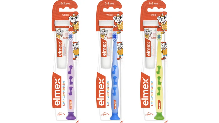 elmex Lern-Zahnbürste weich inkl. elmex Kinder-Zahnpasta