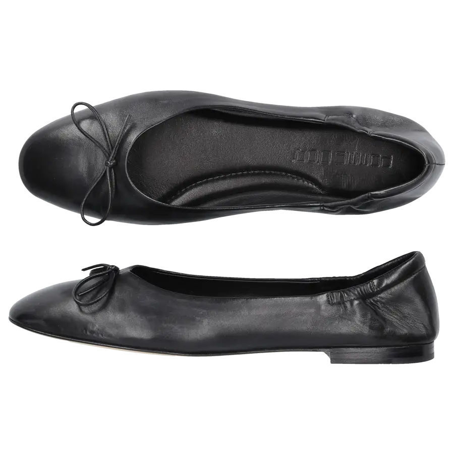 Pomme D`OR - Ballerinas 0450 Nappaleder - schwarz