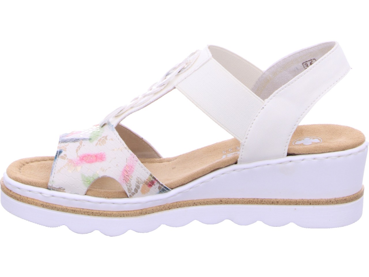RIEKER Klassische Sandalen weiss