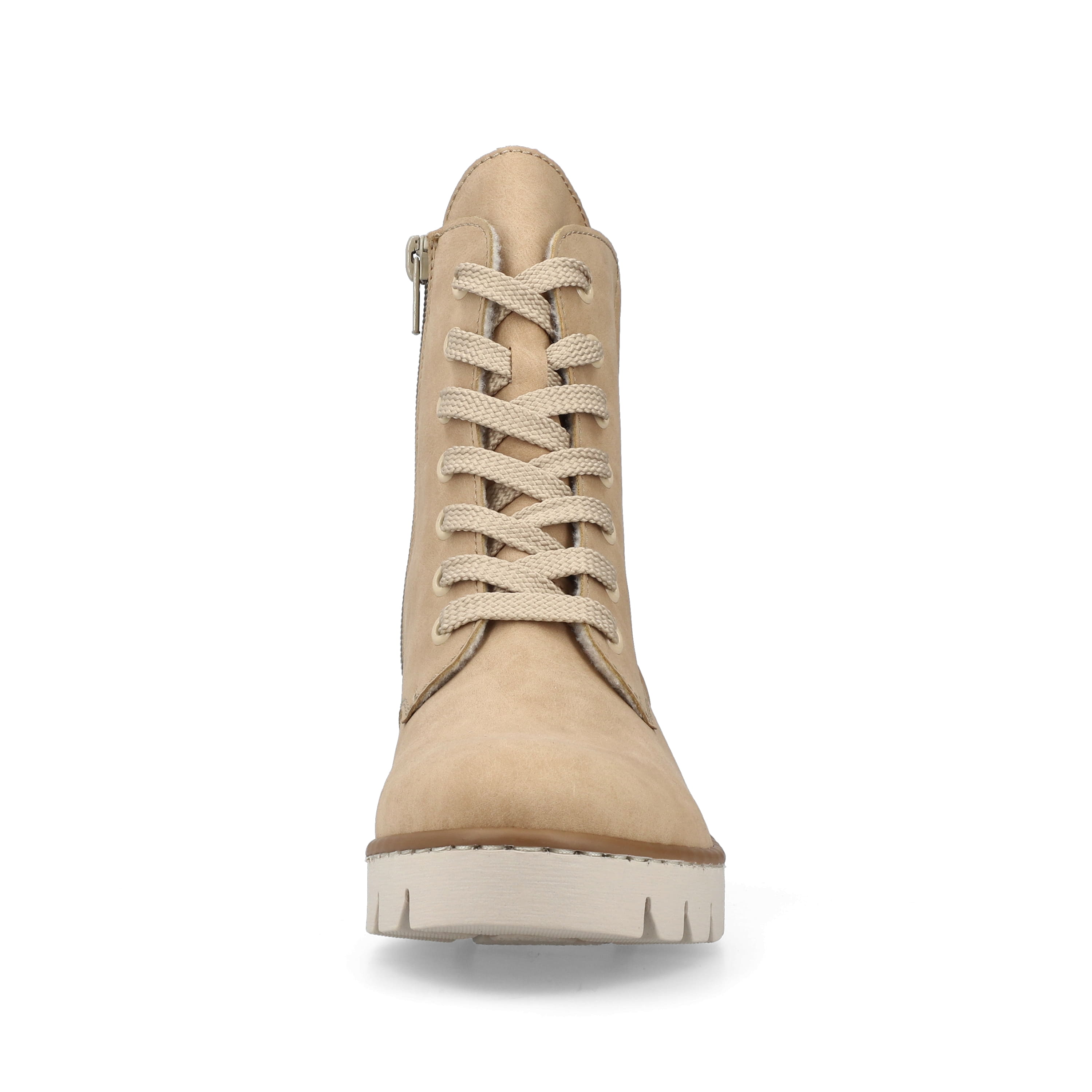 Rieker Damen Schnürstiefel braunbeige