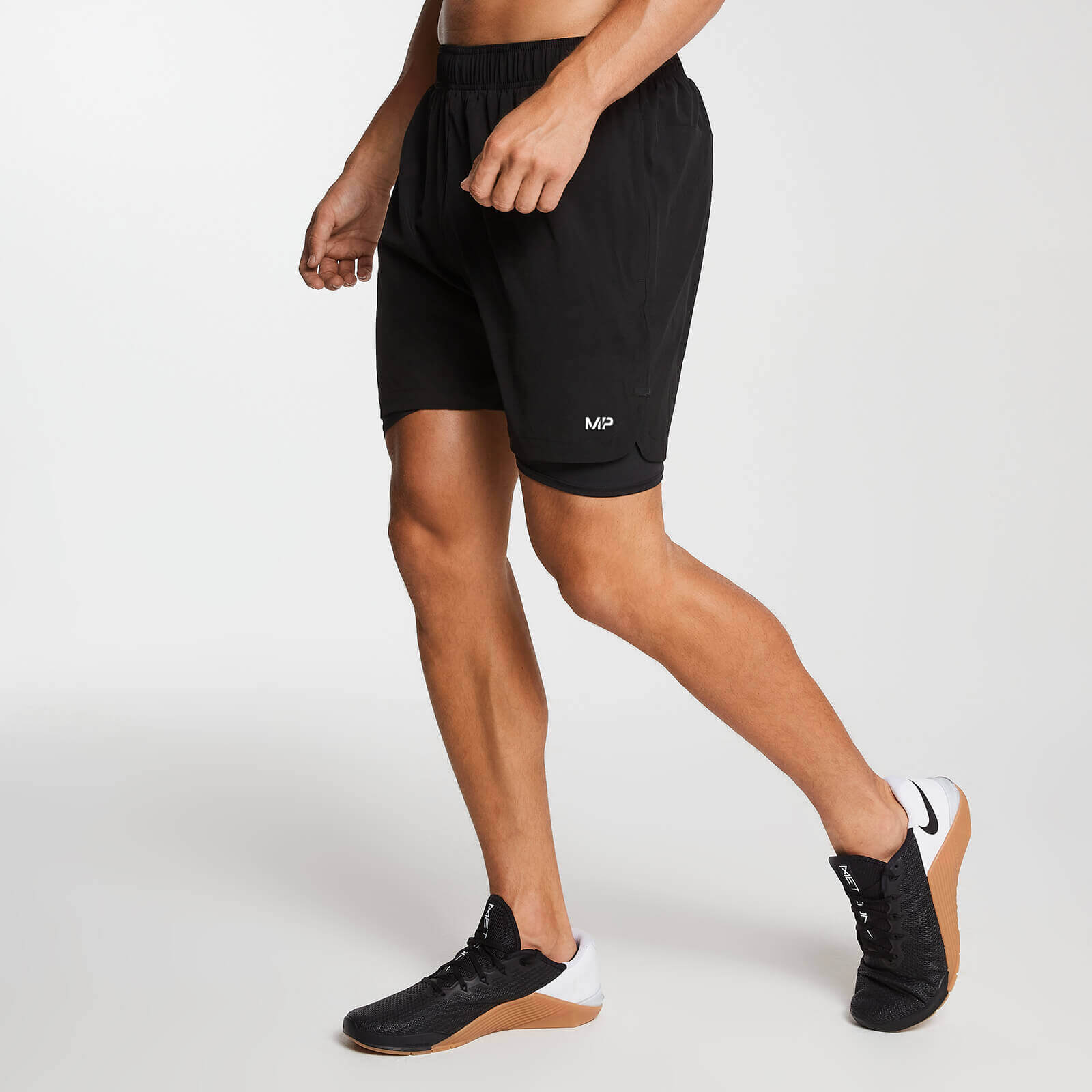 Short D'entraînement 2-En-1 De MP Pour Homme - Noir