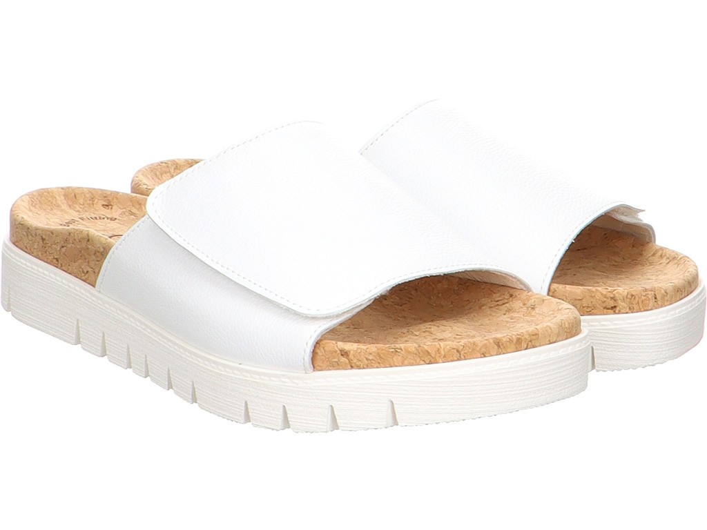 GABOR Sportliche Sandalen weiss Gabor Fashion Pantolette 23.741.21 Weiß