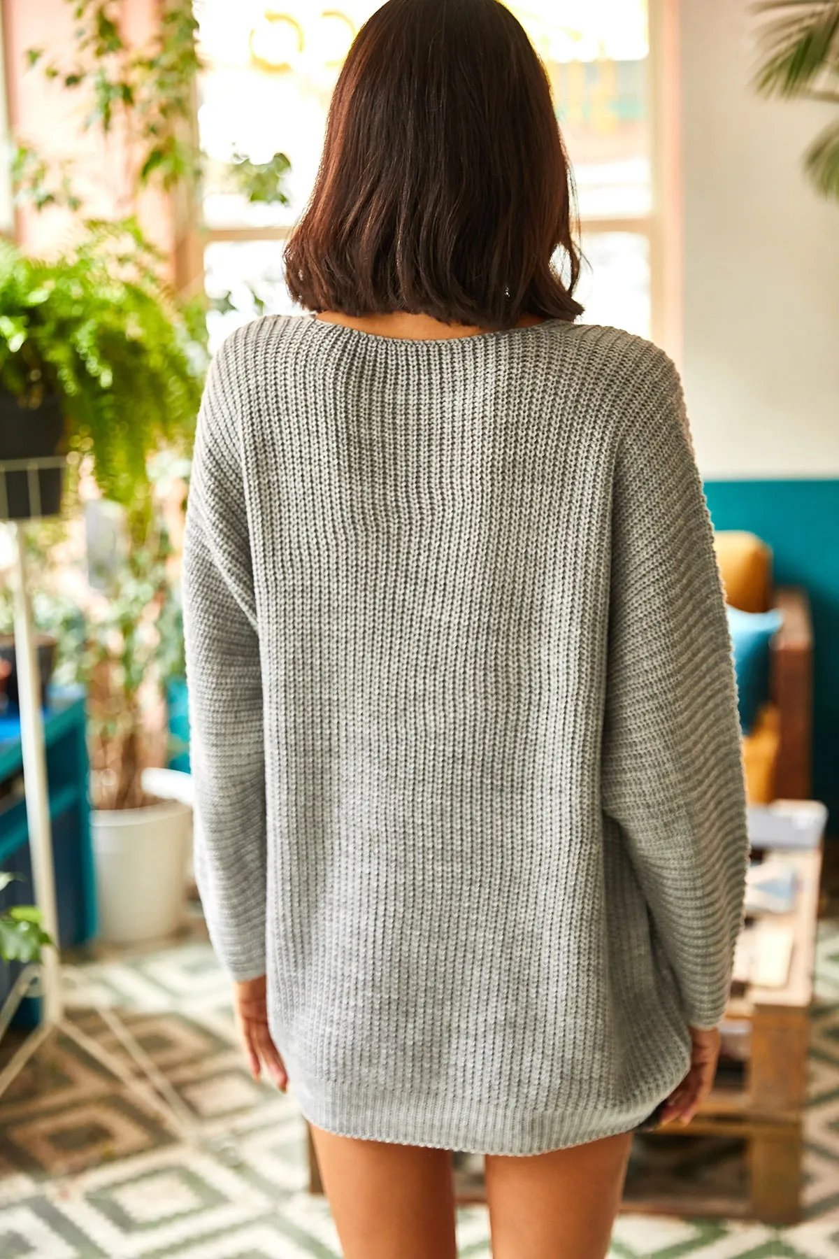 Olalook  Pullover - Grau - Regular Fit