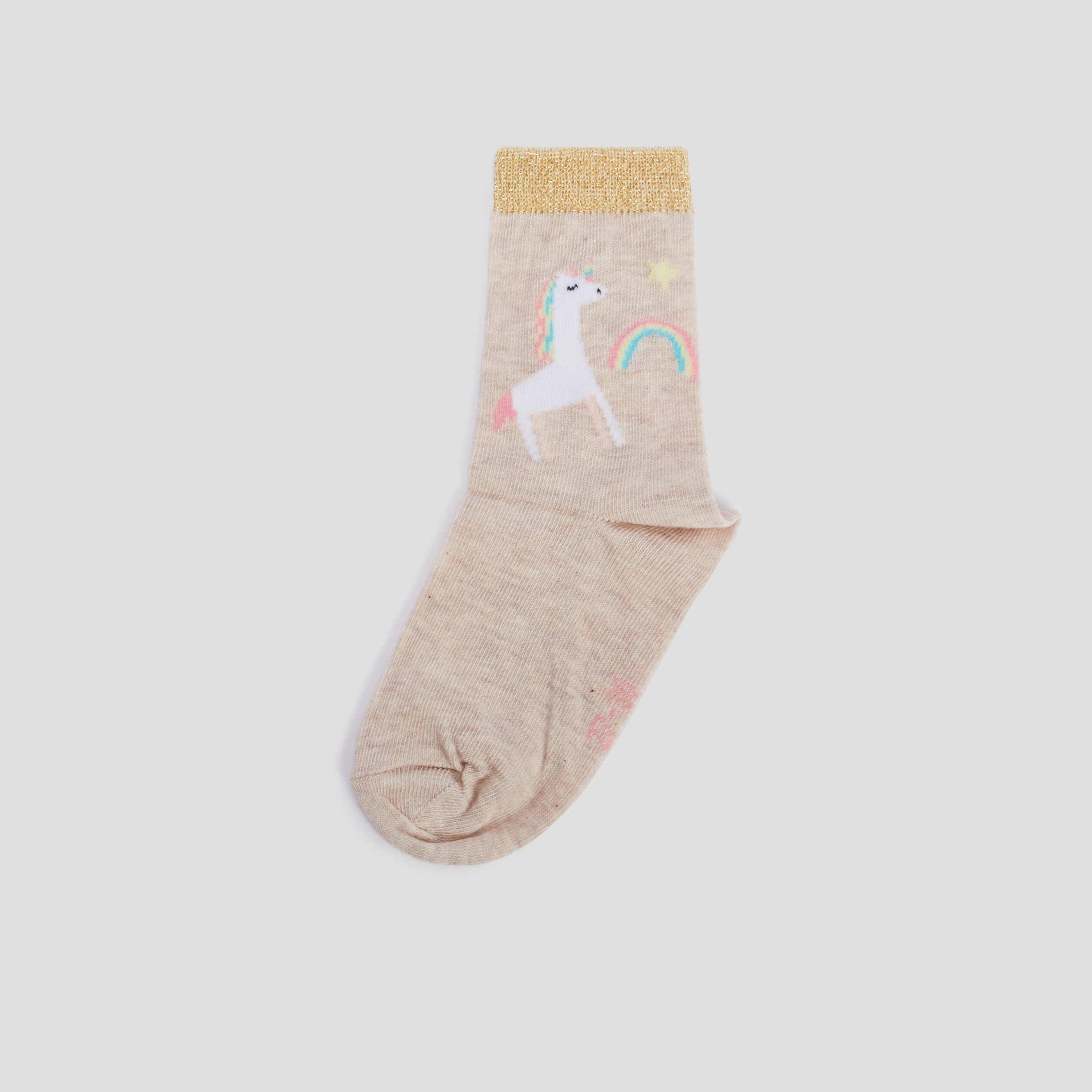 Lot 3 paires chaussettes beige fille | La Halle