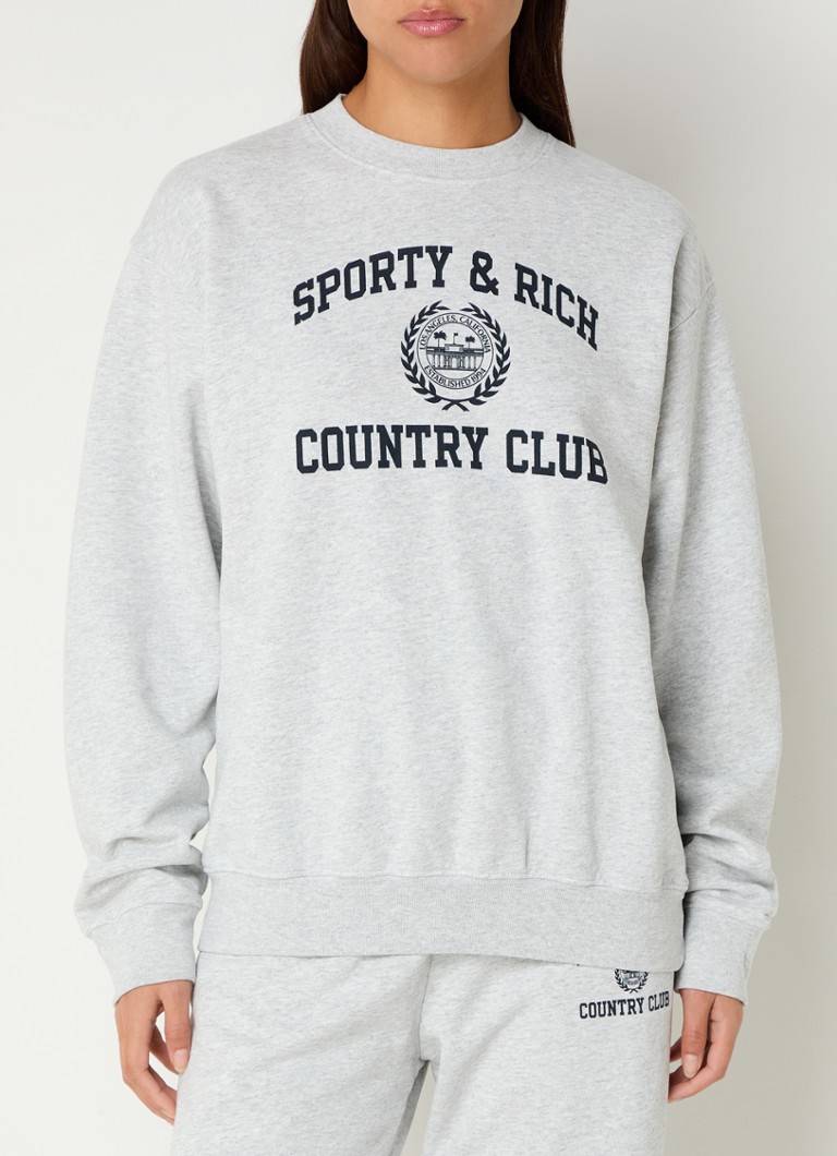 Sporty & Rich  Sweater met logoprint