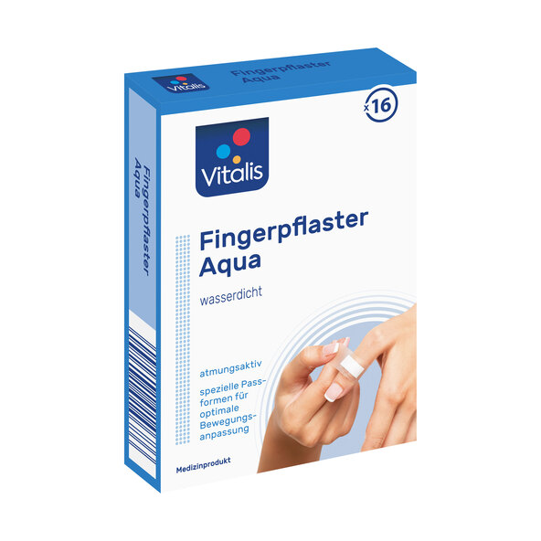 Fingerpflaster, Aqua, 2er Set