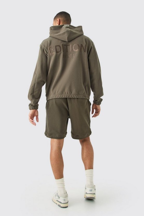 Lockere gerippte Edition Shorts
