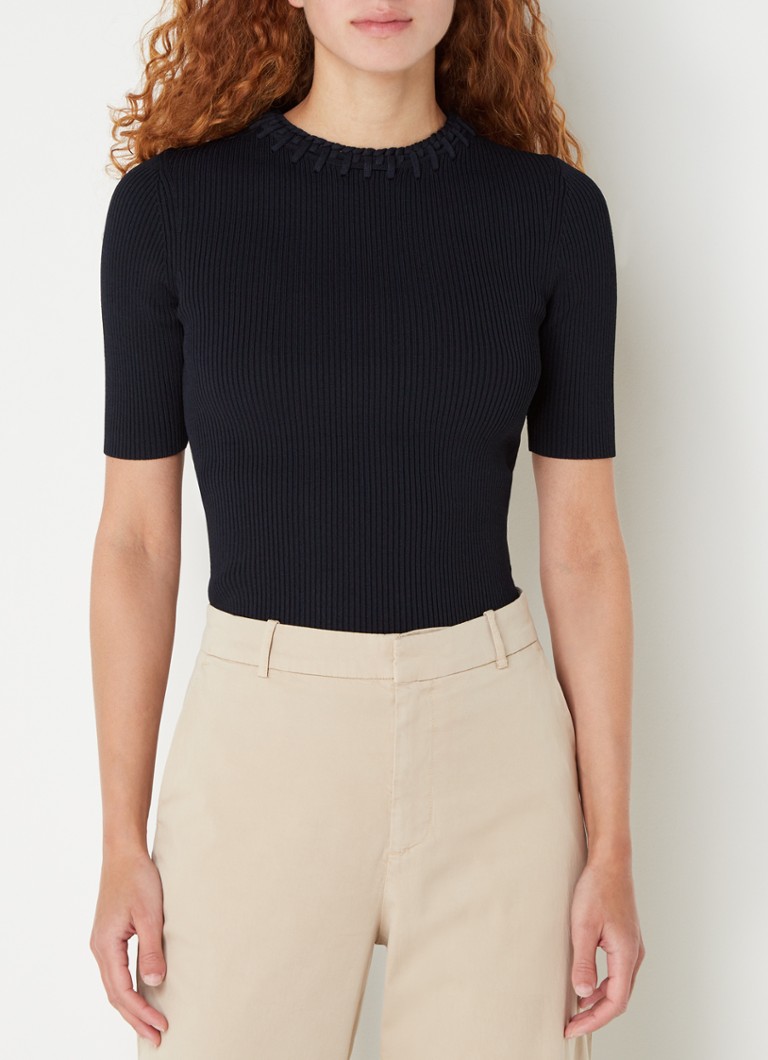 ba&sh Tami ribbed knit top