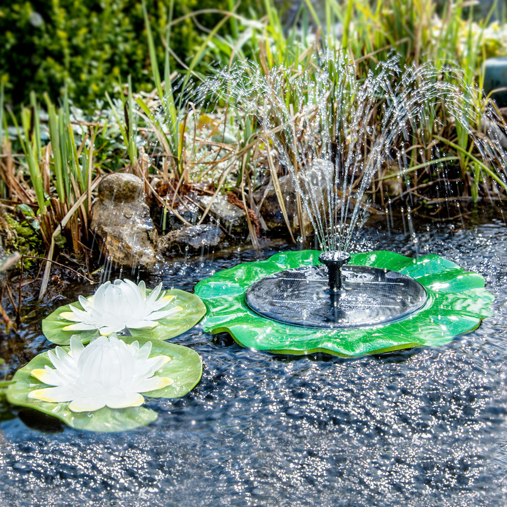 MAUK Solar Springbrunnen Pumpe mit Fernbedienung