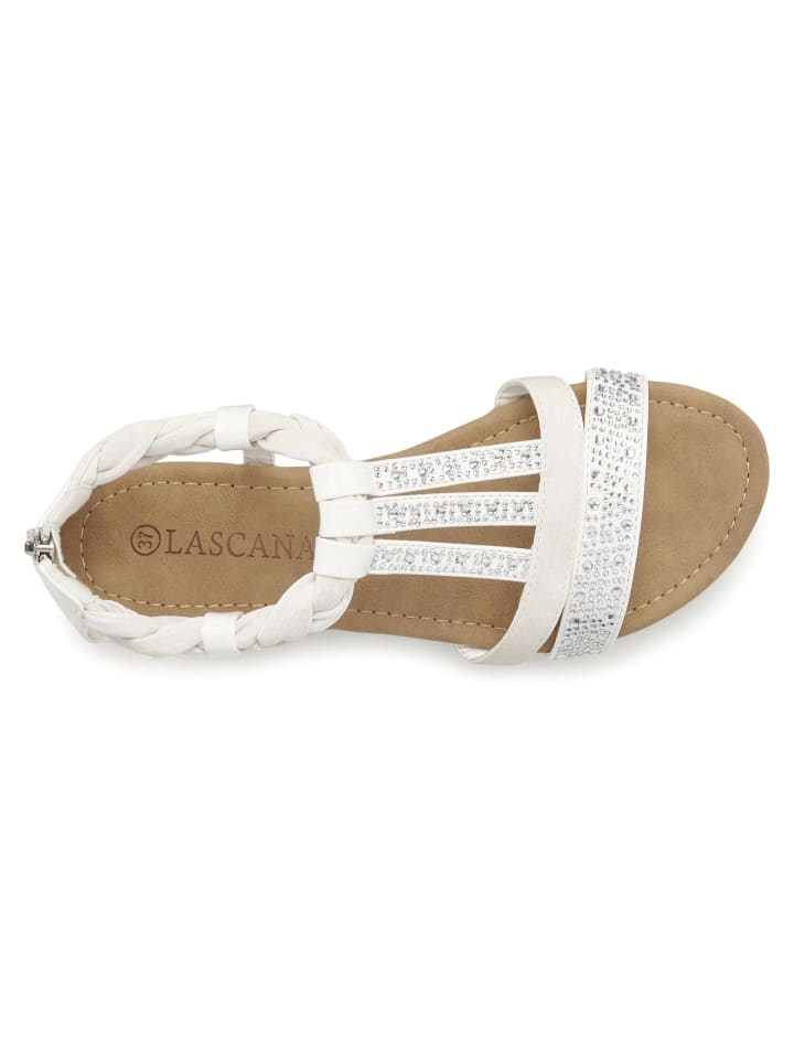 LASCANA Sandale in offwhite günstig kaufen