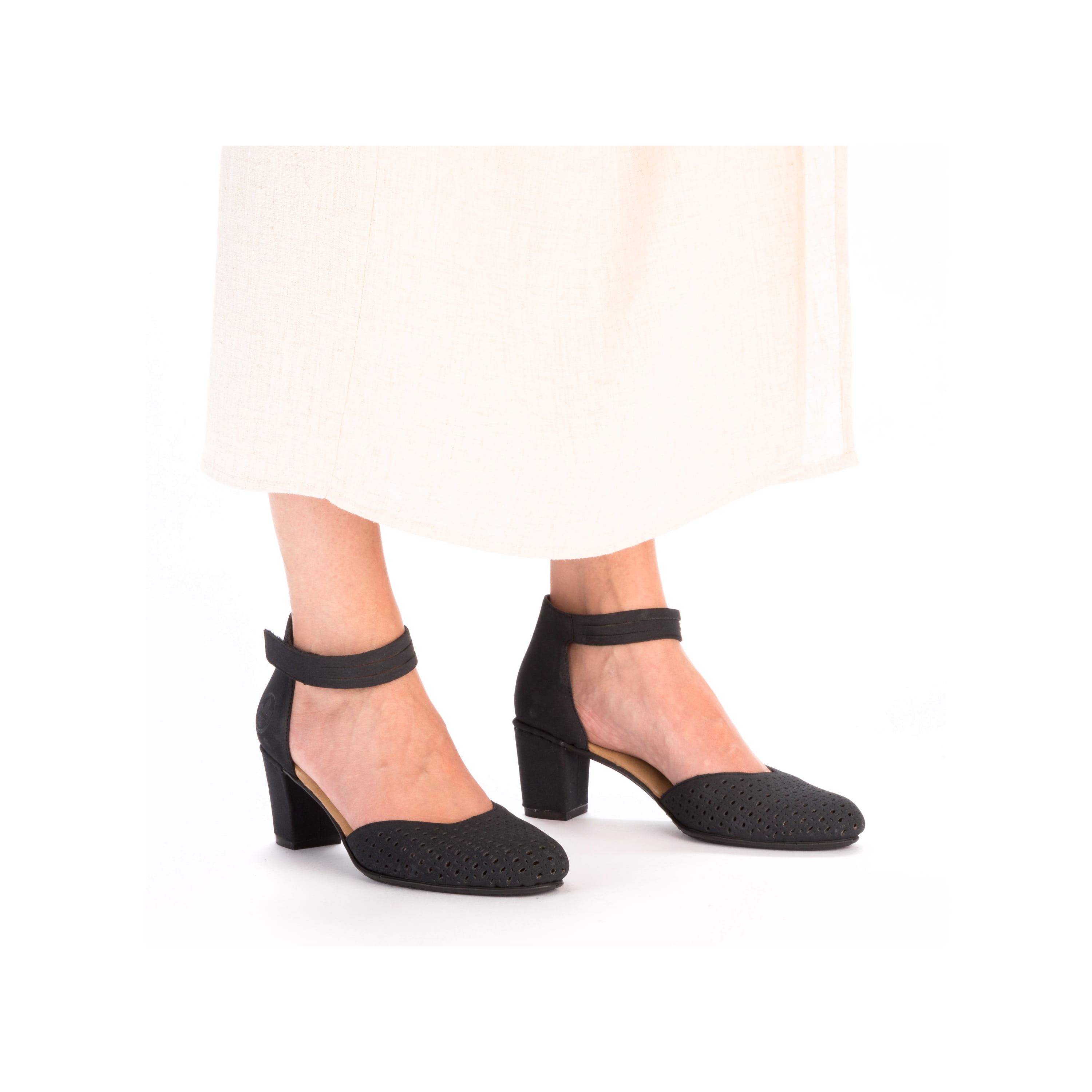 Rieker Damen Pumps schieferblau