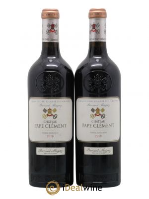 Château Pape Clément Cru Classé de Graves  2018 - Lot de 2 Bouteilles