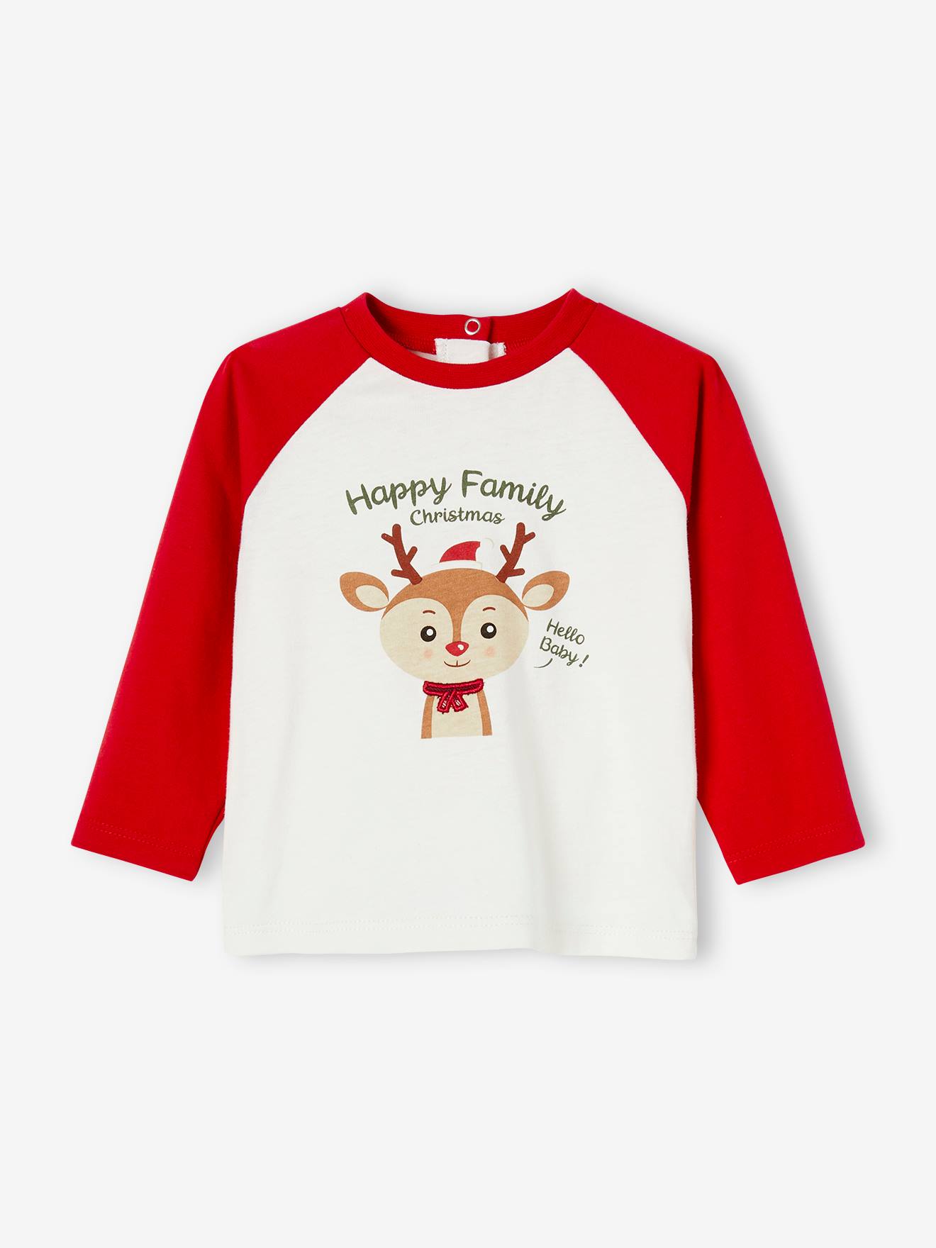 Pyjama bébé spécial Noël capsule famille écru