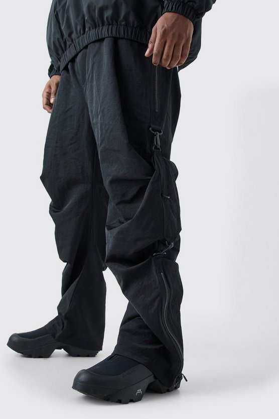 Plus lockere Nylon-Hose mit elastischem Bund
