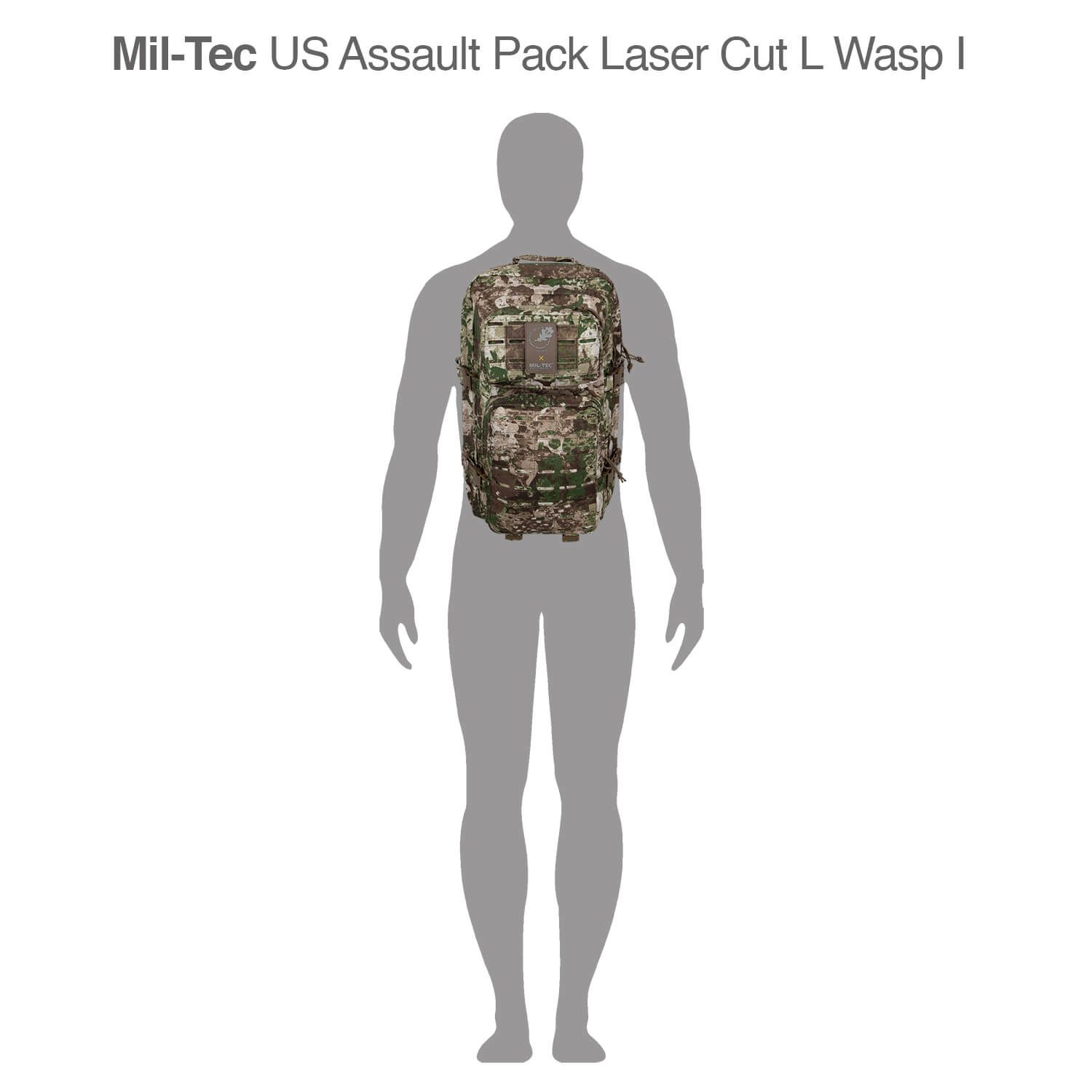 US Assault Pack Laser Cut Large WASP I