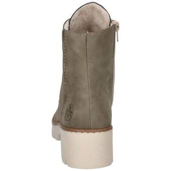 Rieker Schnürstiefelette in grün