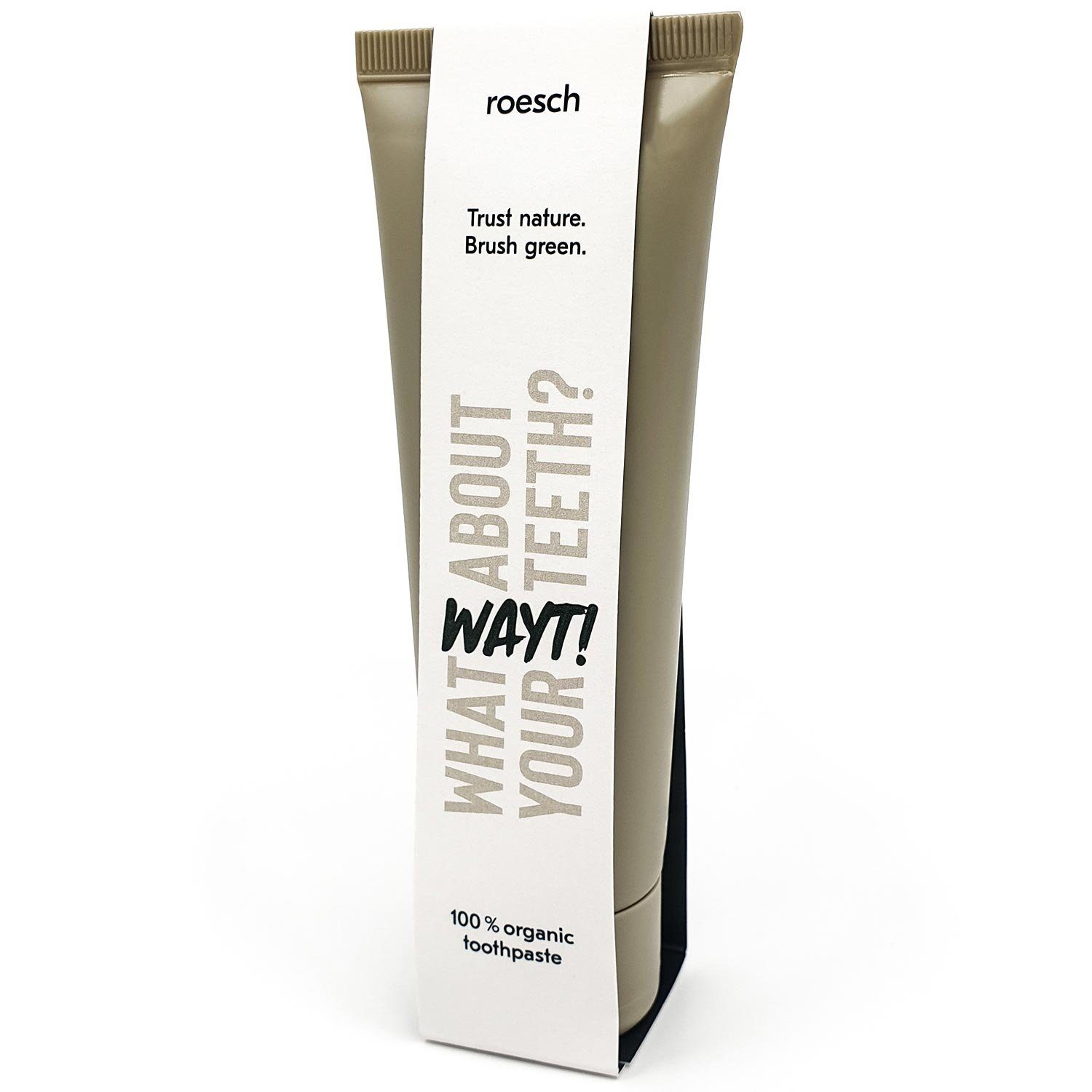Landshop24 Zahnpasta Zahnpflege Zahnpasta Zahncreme WAYT! ohne Fluorid 75ml, (1-St) vegan