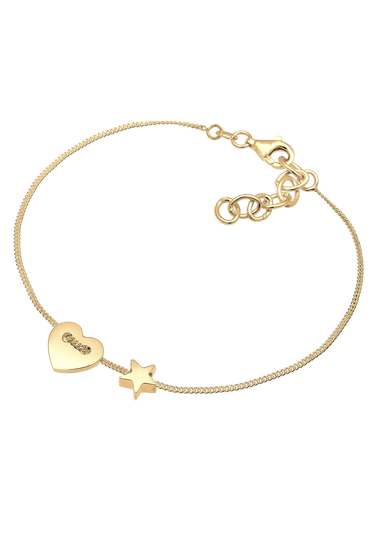 Collana da donna Elli Heart Astro Filigree in argento sterling 925