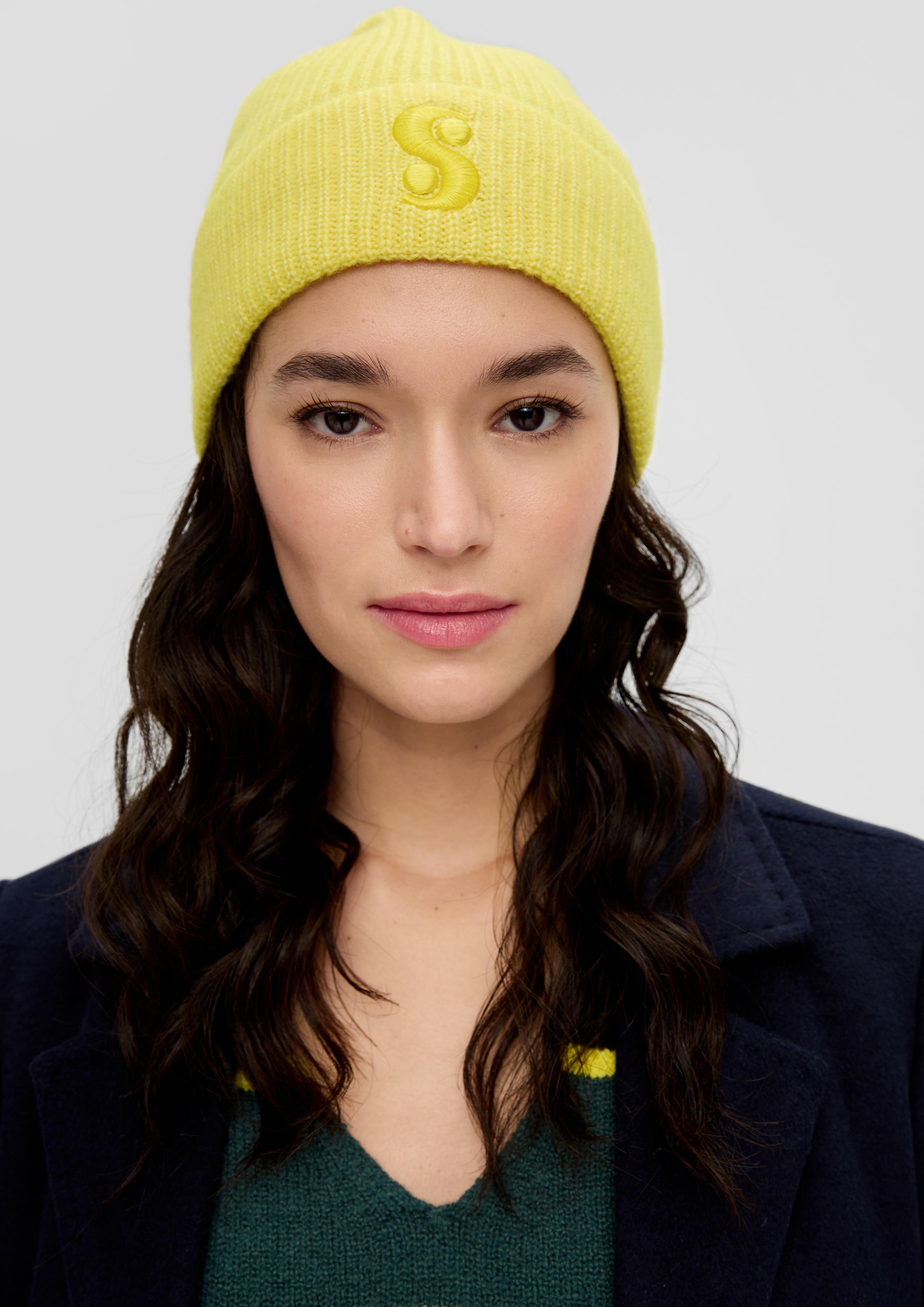 Strickmütze mit Logo-Stickerei  2133586-1494