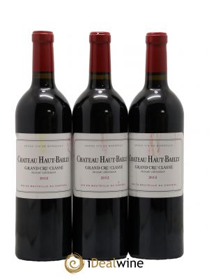 Château Haut-Bailly Cru Classé de Graves  2012 - Lot de 3 Bouteilles
