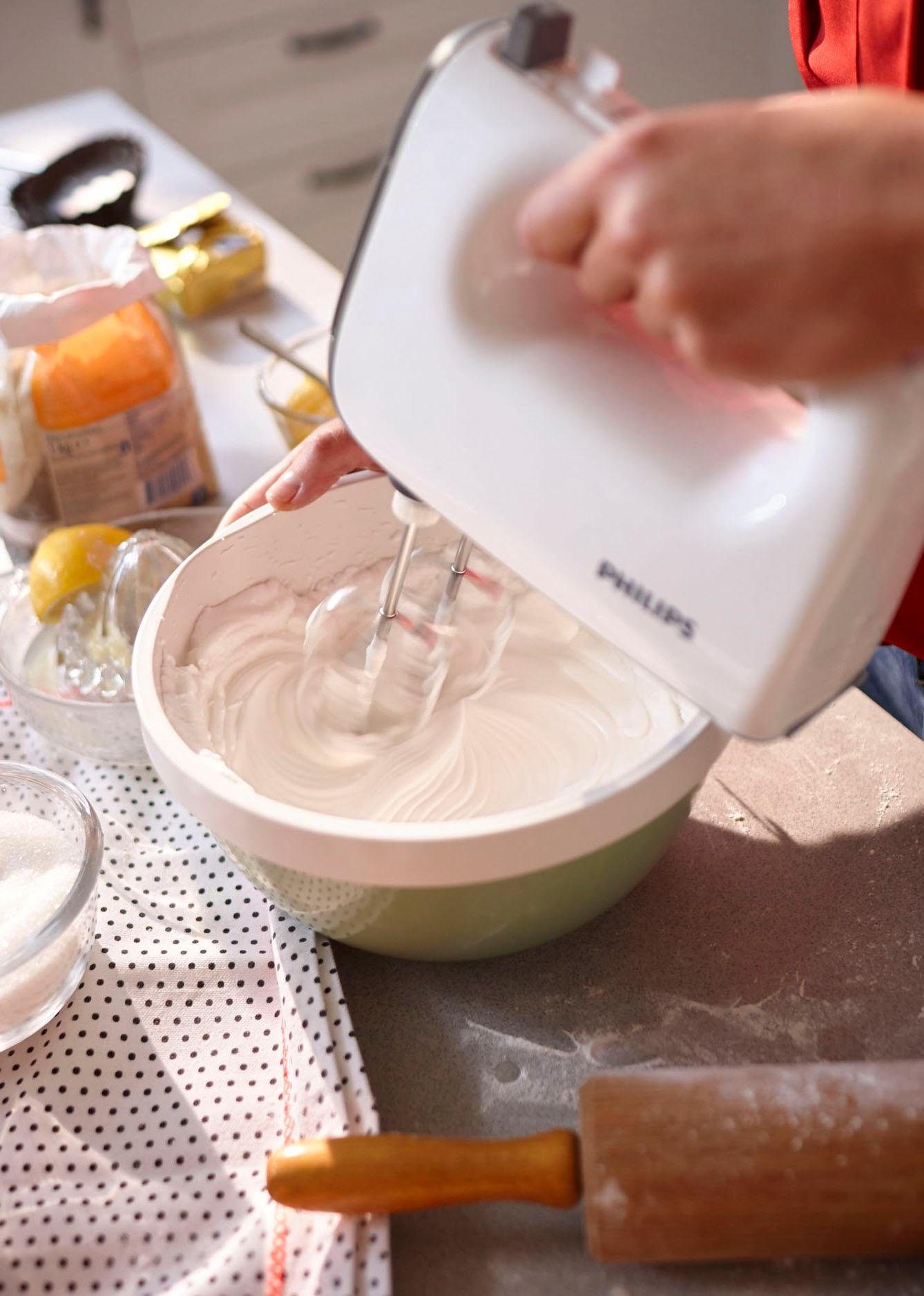 Philips Handmixer HR3741/00, 450 W, 5 Geschwindigkeiten plus Turbo