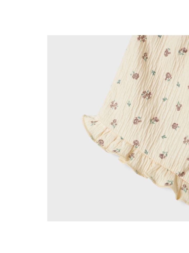 name it Baby Shorts Jannis Flowers in Beige günstig kaufen