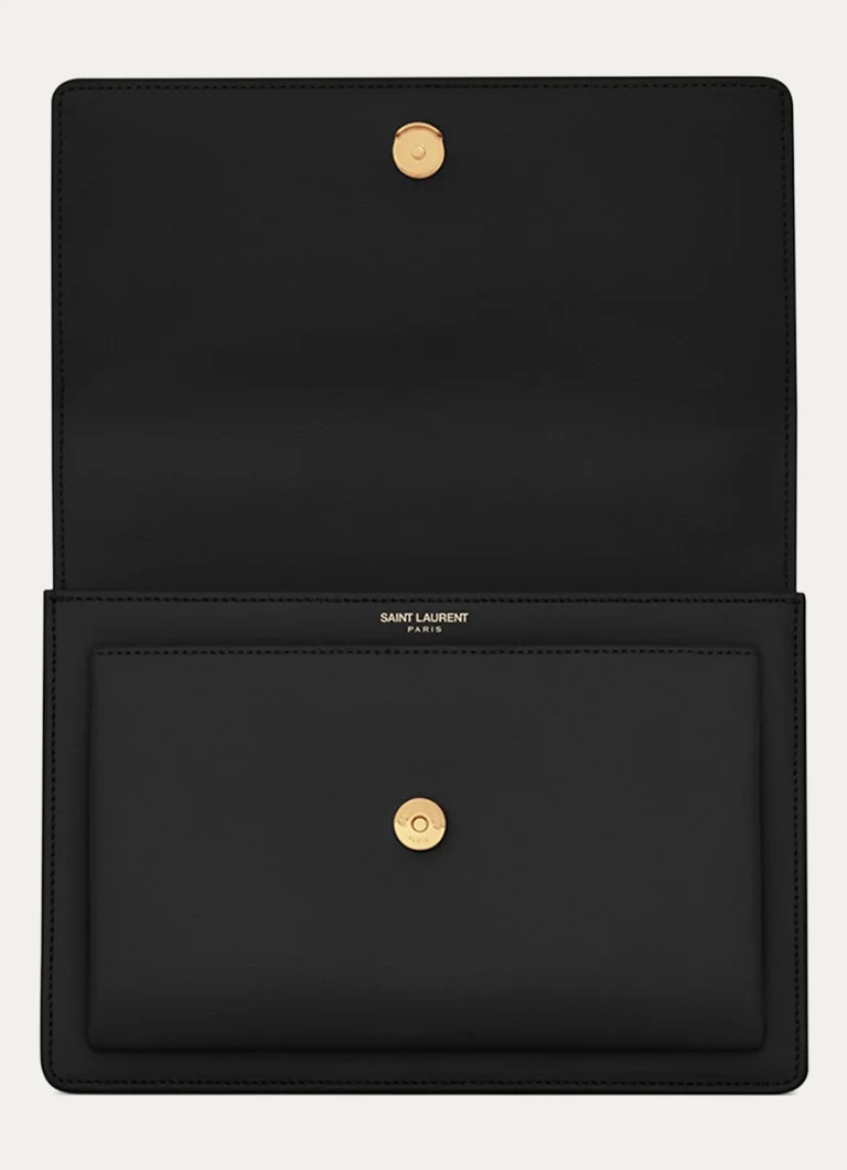 Μεσαία τσάντα Saint Laurent Sunset από δέρμα μοσχαριού