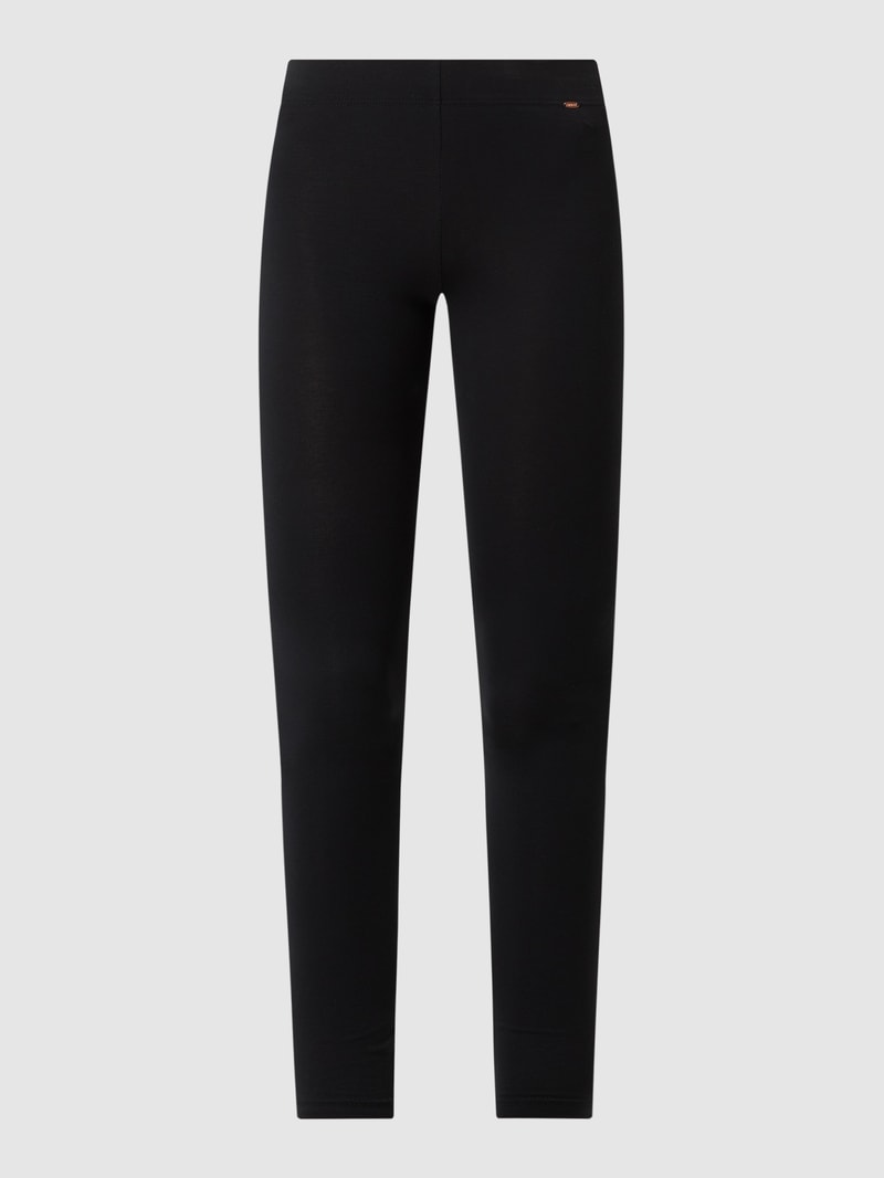 Leggings mit Stretch-Anteil in schwarz
