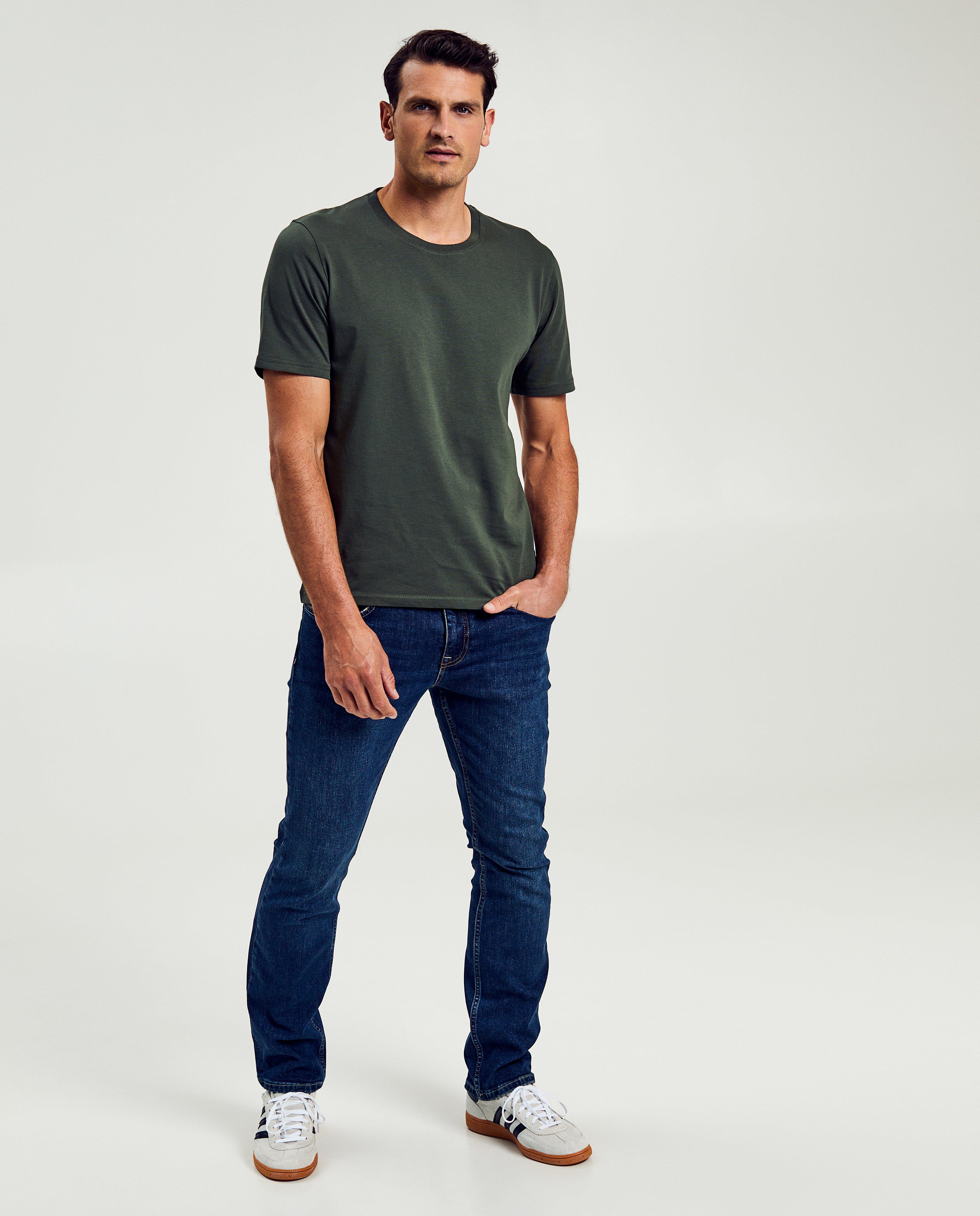 Quarterback Slim fit jeans Smith mörkblå