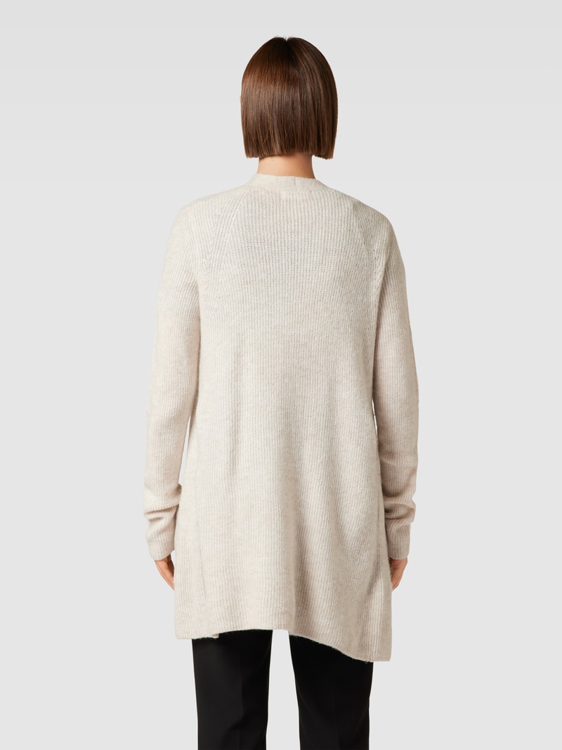 Cardigan mit Eingrifftaschen in beige