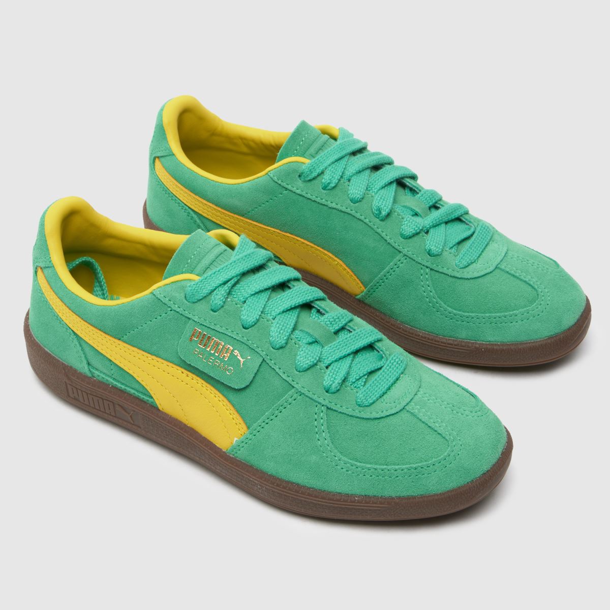 PUMA – Palermo – Grönt/Multifärgat mönster