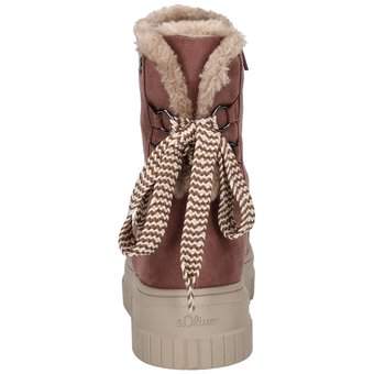 s.Oliver Winter Boots in rosa