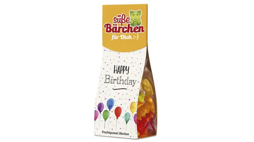 Geschenk für Dich Süßes Bärchen Happy Birthday 70 g