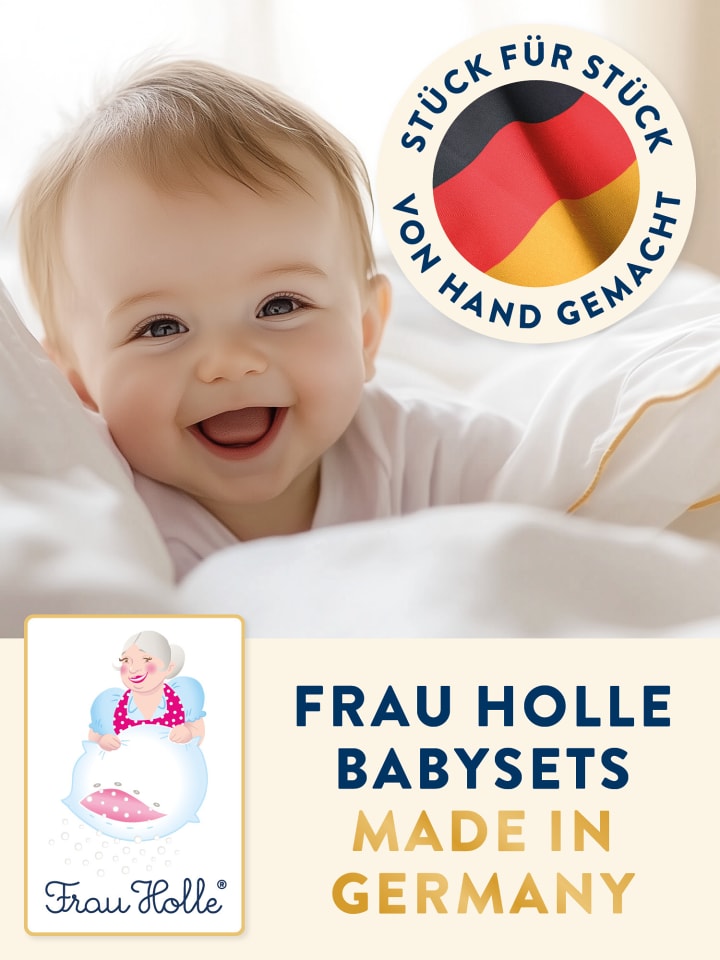 Frau Holle  BABY Bettdecke-Kissen-Set 