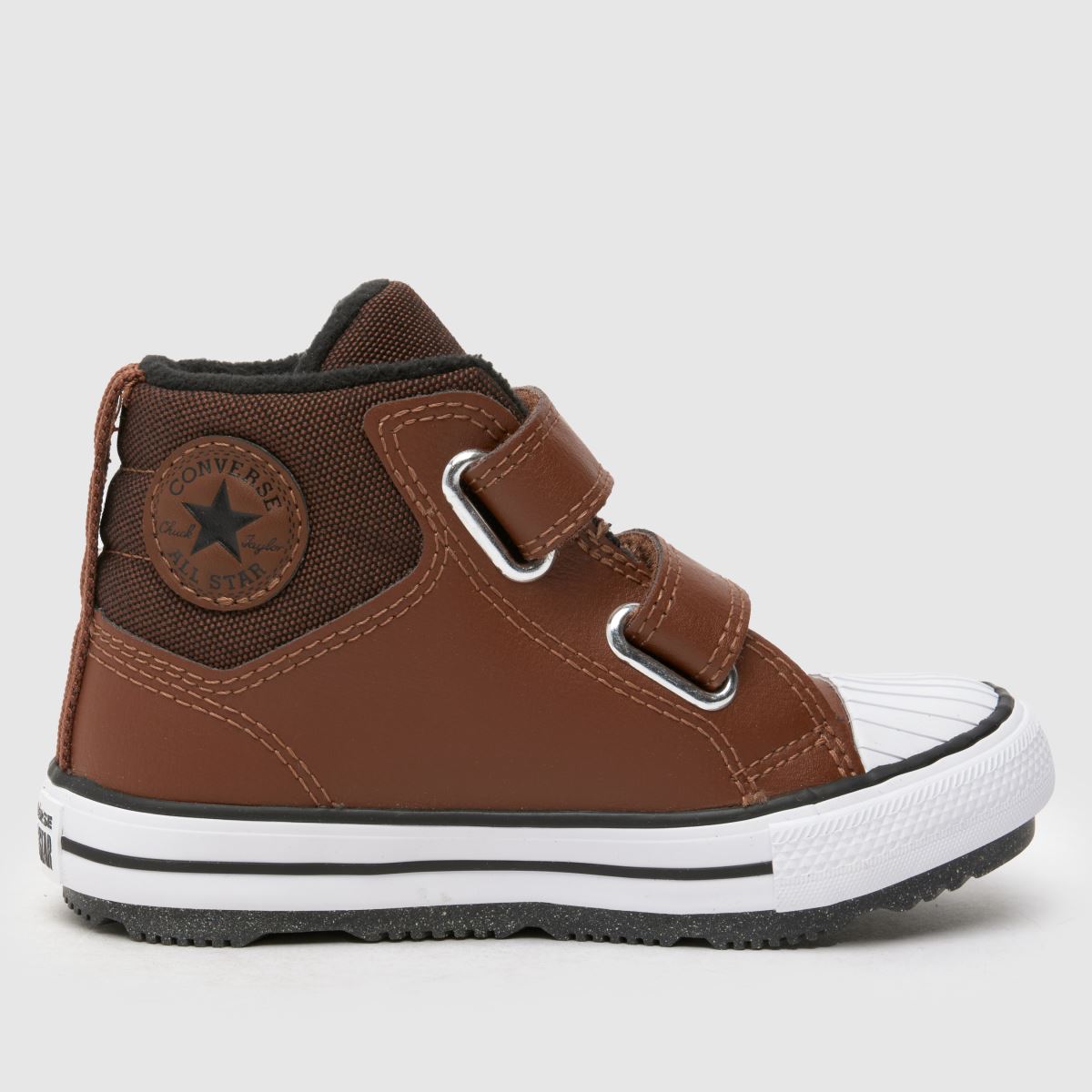 Converse bruna och svarta All Star Berkshire V pojkars småbarnssneakers