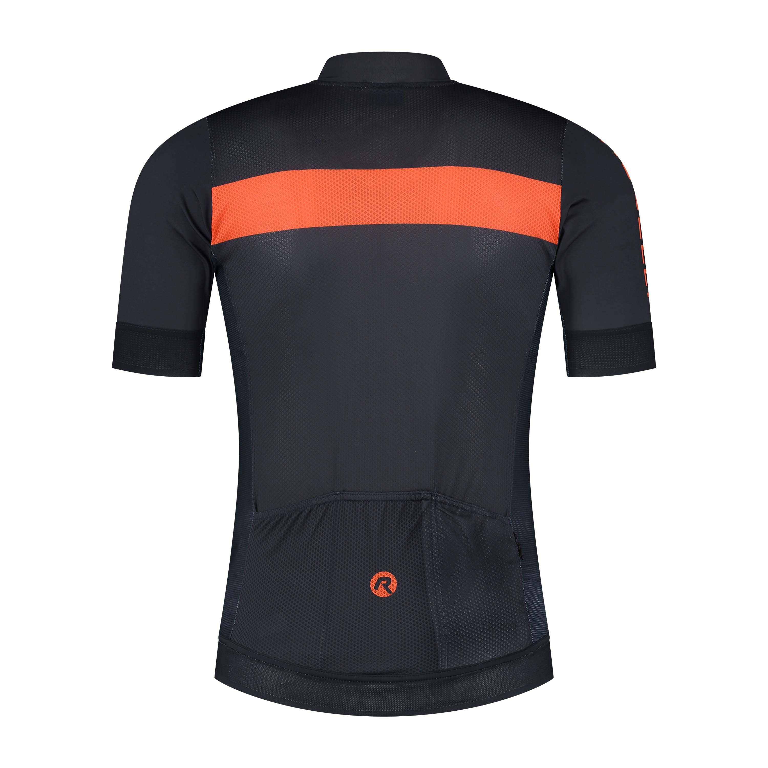 Rogelli Prime Blau/Orange Herren Radtrikot Kurzarm