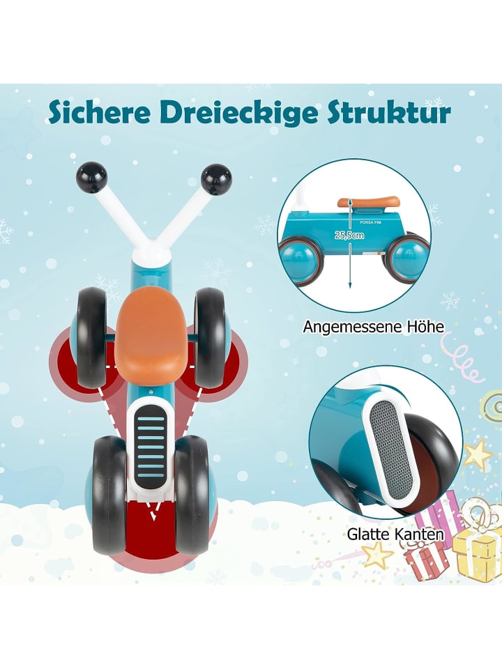 COSTWAY Lauflernrad 10-24 Monaten in Blau günstig kaufen 48 cm