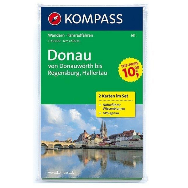 Donau - von Donauwörth bis Regensburg, Hallertau 1 : 50 000 - Wanderkarte
