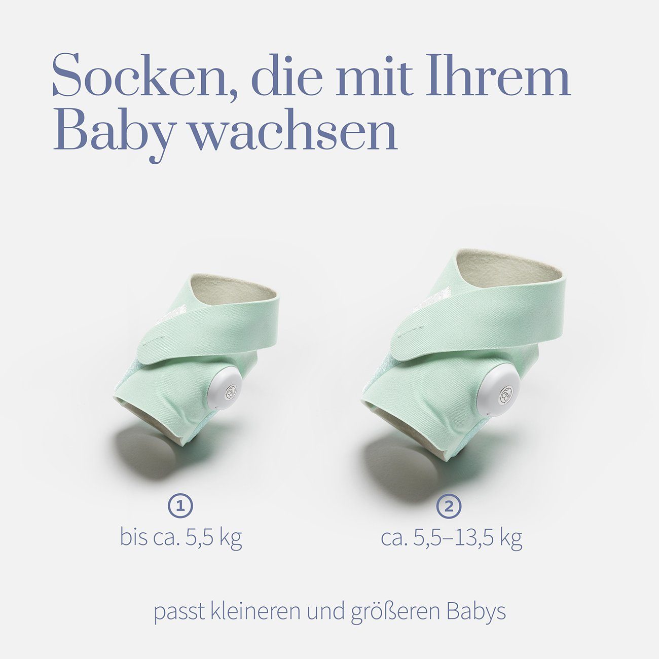 Owlet Baby Care DE Babyphone, Smart Sock, Tracking von Schlaf und Herzfrequenz via App