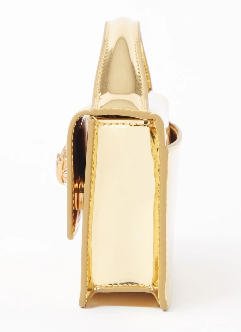 Kurt Geiger Small Bond handbag made of leather with a metallic finish