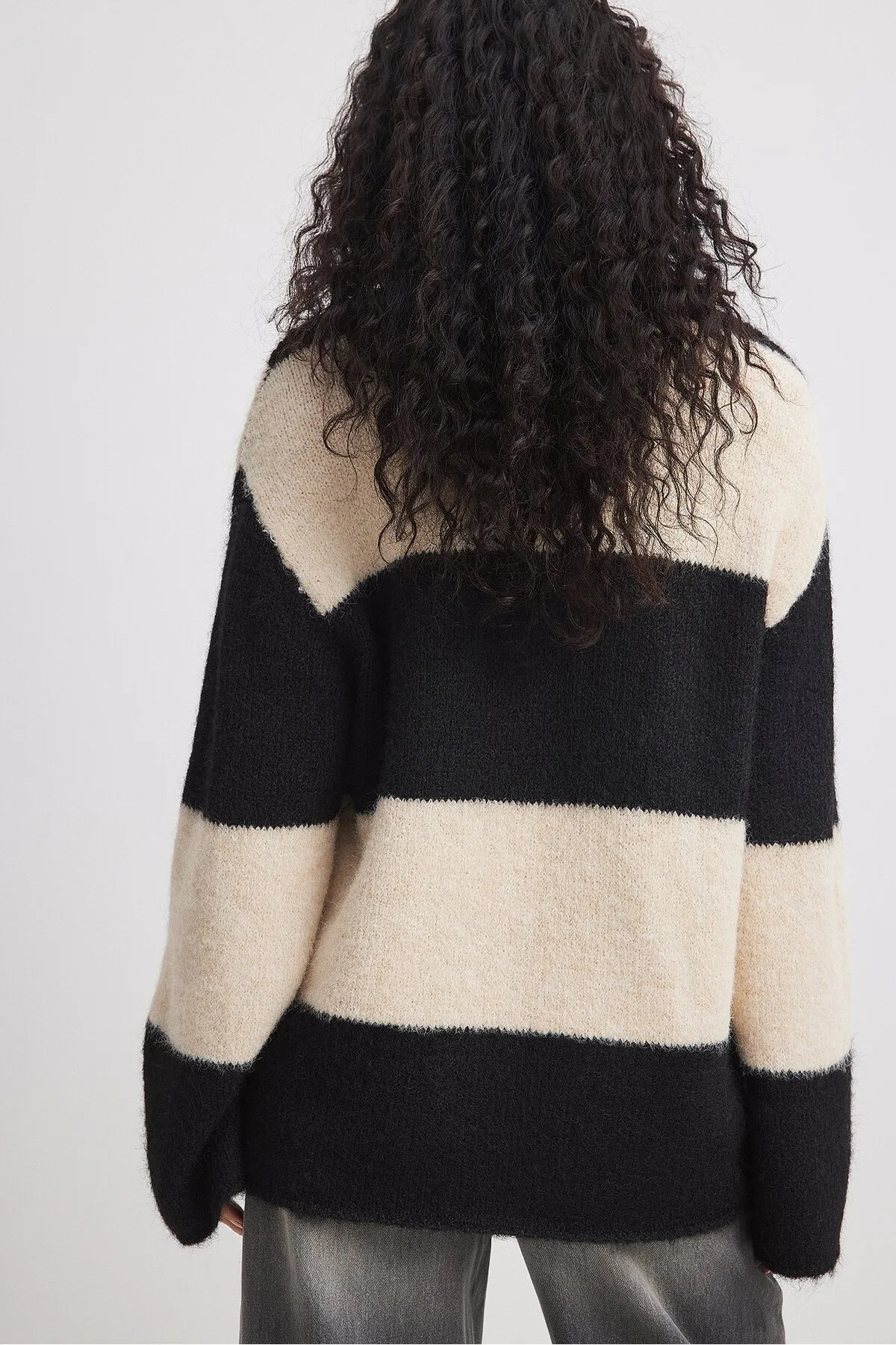 NA-KD  Übergroßer Pullover mit Farbblockdesign