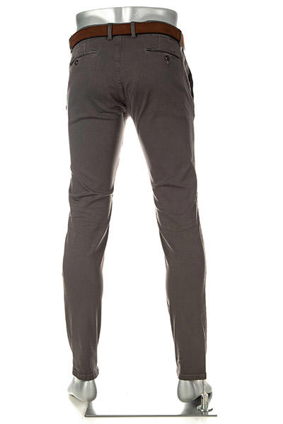 Alberto, Hose Rob, Slim Fit, Baumwolle T400®, braungrau