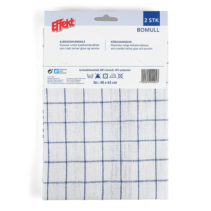Effekt Kjøkkenhåndkle 2-pk, 40x65 cm, Effekt