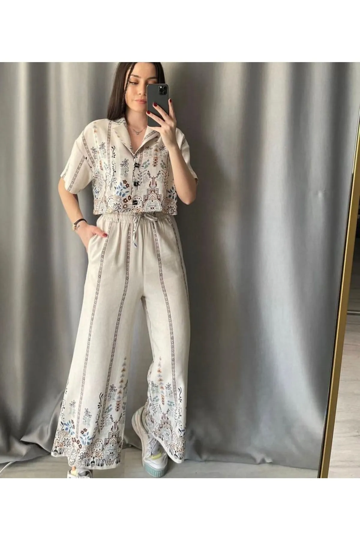 Enter  Zweiteiler - Beige - Regular Fit