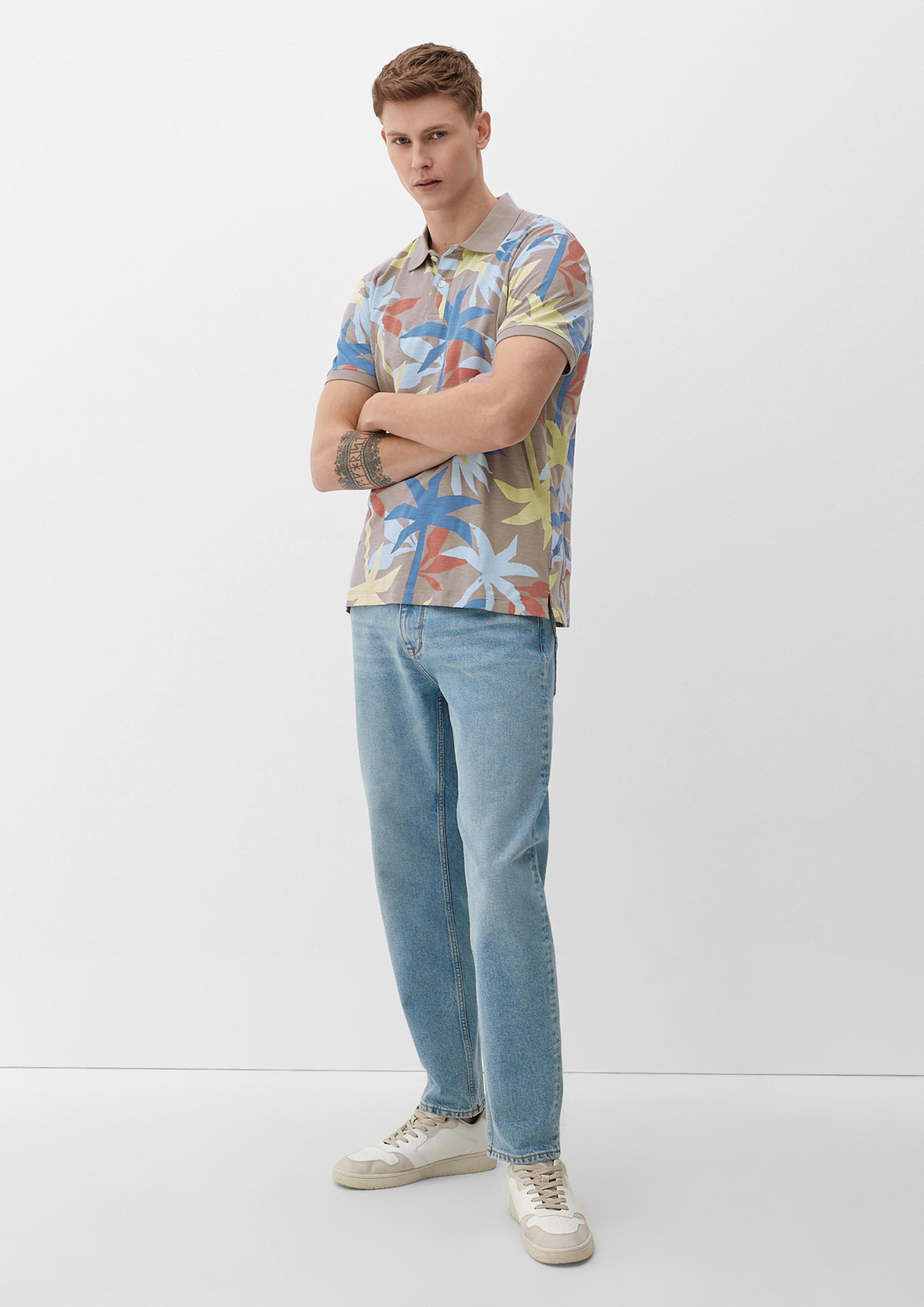 Poloshirt mit Allover-Print  2131471-81A2