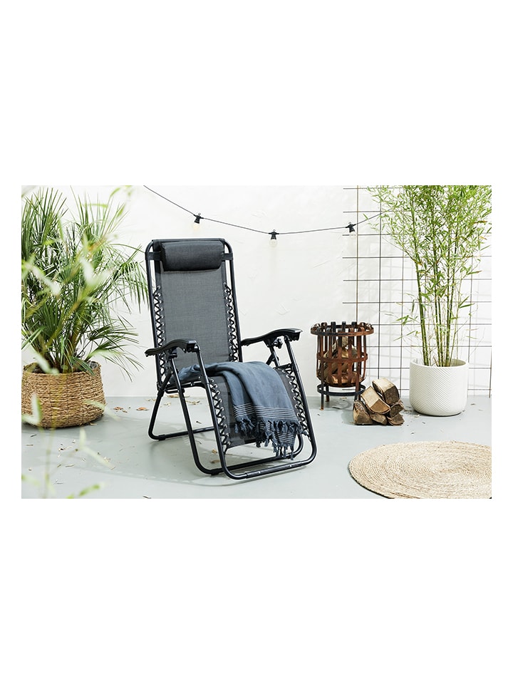Lifa Living 2er-Set: Gartenliegen in Schwarz - (L)110 x (B)65 cm günstig kaufen onesize