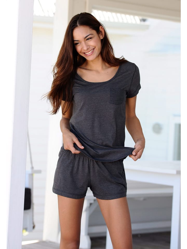 ARIZONA Shorty in anthrazit-meliert günstig kaufen