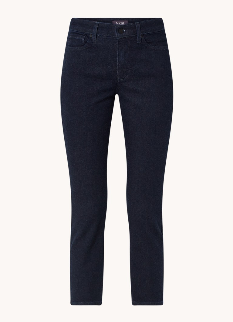 Blugi skinny NYDJ Alina, talie medie, albastru închis